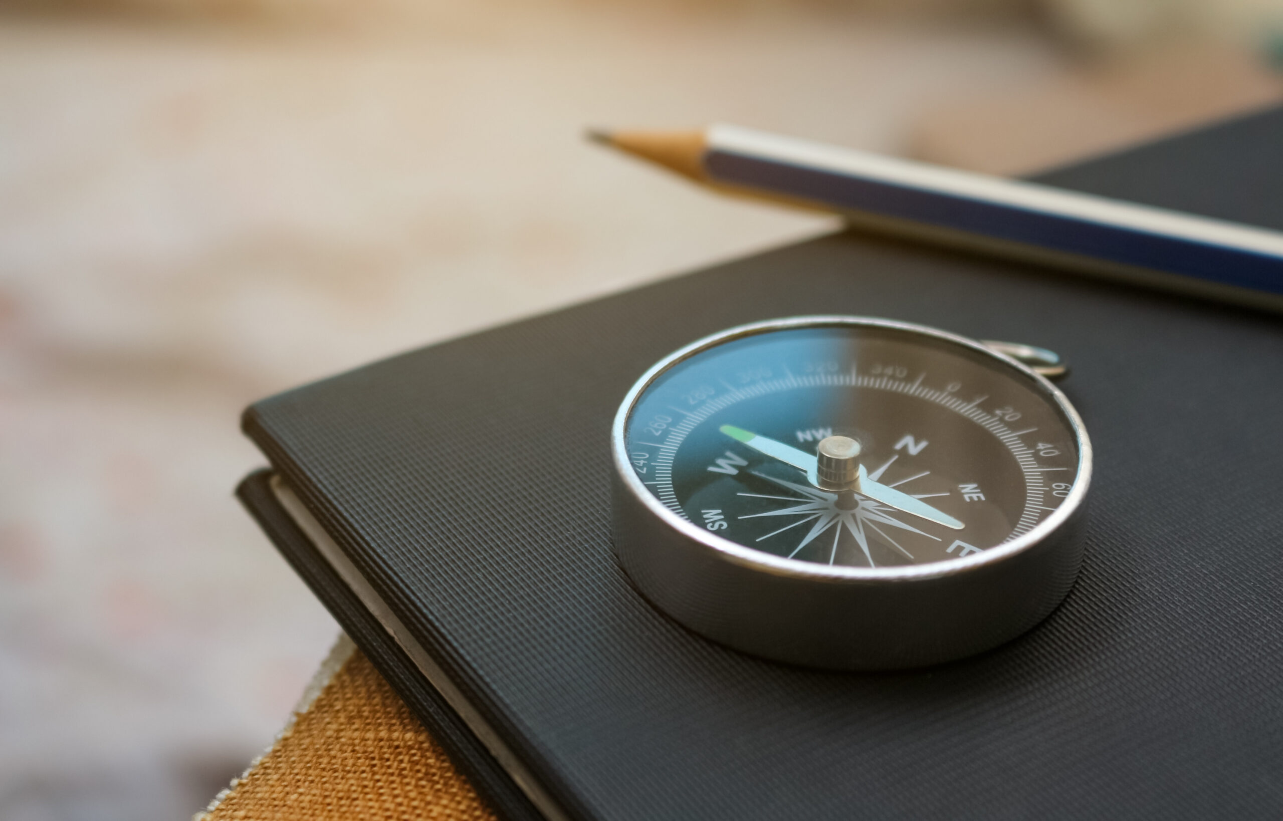 Compass business navigate, business concept, education concept, navigation